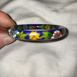 Enamel Bangle Bracelet